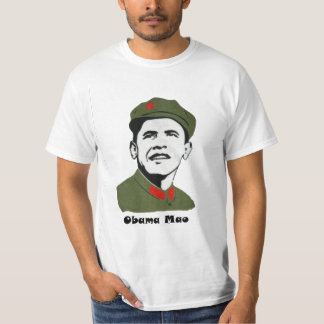 Anti Obama Mao Politics T shirt Conservative