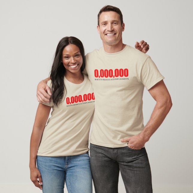 Anti-Obama - Obama Accomplishments 2 T-Shirt (Unisex)