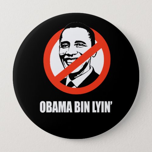 Anti_Obama _ obama bin lyin Button