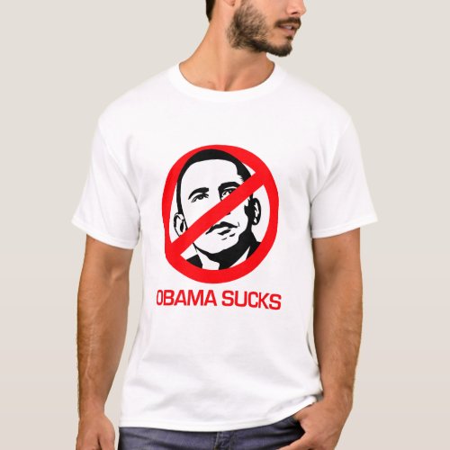 Anti_Obama _ Obama Sucks T_Shirt