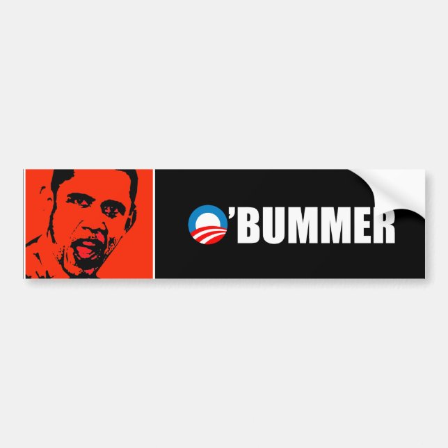 Anti-Obama - Obummer Bumper Sticker (Front)