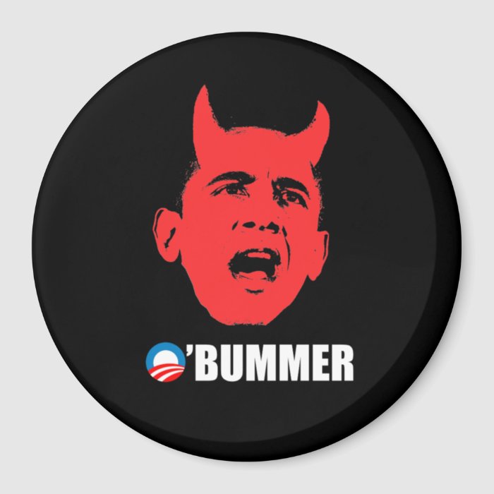 Anti Obama   Obummer Refrigerator Magnet