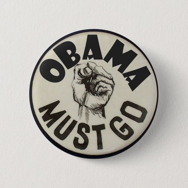 anti-Obama Pinback Button (Front)
