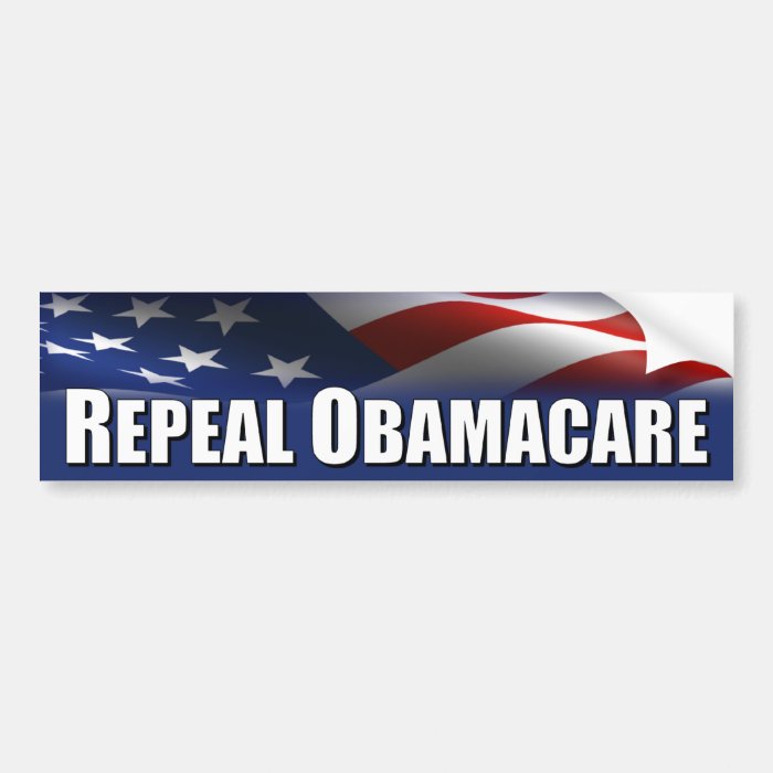 Anti Obama   Repeal OBAMACARE Bumper Sticker