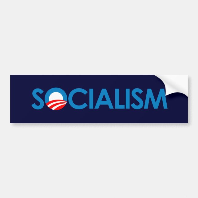 Anti-Obama - Socialism Bumper Sticker (Front)