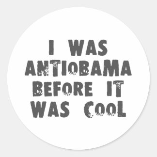 Anti Obama Sticker