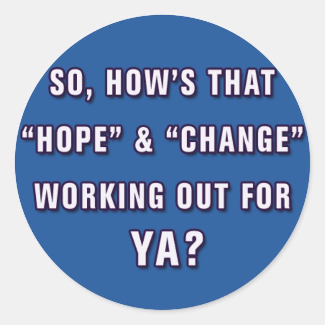 Anti Obama Sticker (Front)