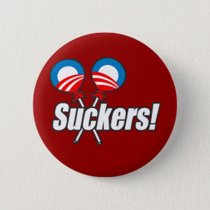 Anti-Obama - Suckers Button