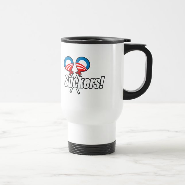 Anti-Obama - Suckers Travel Mug (Right)