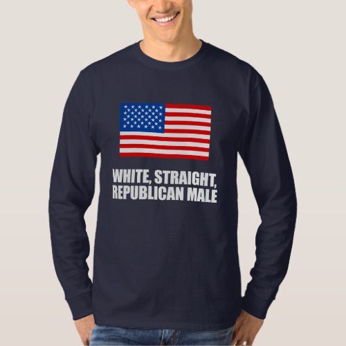 ANTI_OBAMA_ White straight Republican Male T_Shirt