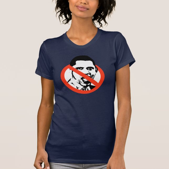 ANTI-OBAMA WOMEN'S T-SHIRT (Front)