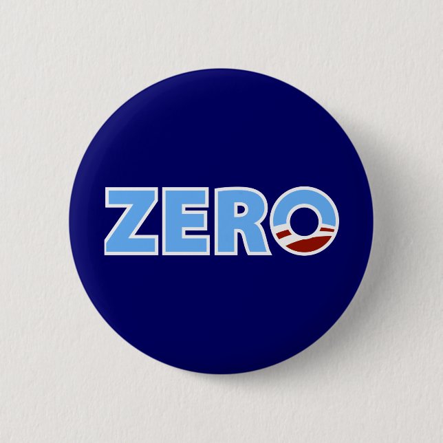 Anti-Obama: Zero Button (Front)