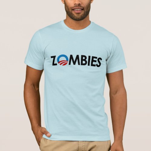 Anti_Obama _ Zombies black T_Shirt