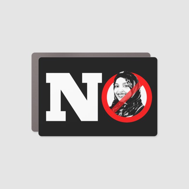 ANTI OMAR CAR MAGNET (Front)