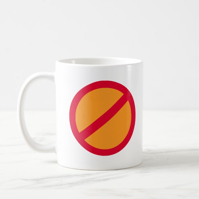 Anti-Orange Anti-Trump - Coffee Mug (Left)