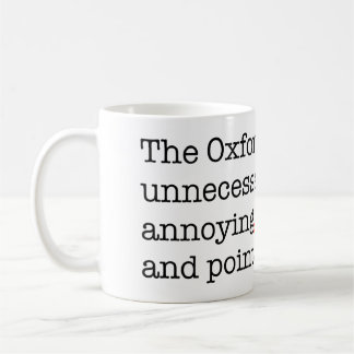 Anti-Oxford Comma Coffee Mug