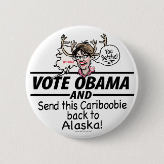 Anti-Palin Cariboobie Button
