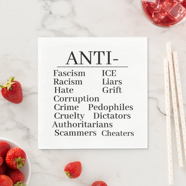 Anti- Paper Napkin (Insitu)
