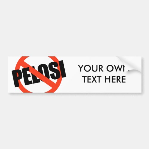 Anti_Pelosi  Anti_Nancy Pelosi Bumper Sticker
