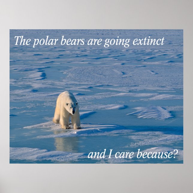Anti-Polar Bears Poster (Front)