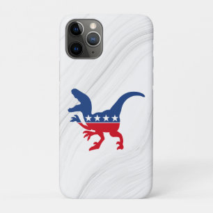 Anti-Politics Patriotic T-Rex iPhone 11 Pro Case