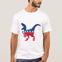 Anti-Politics Patriotic T-Rex