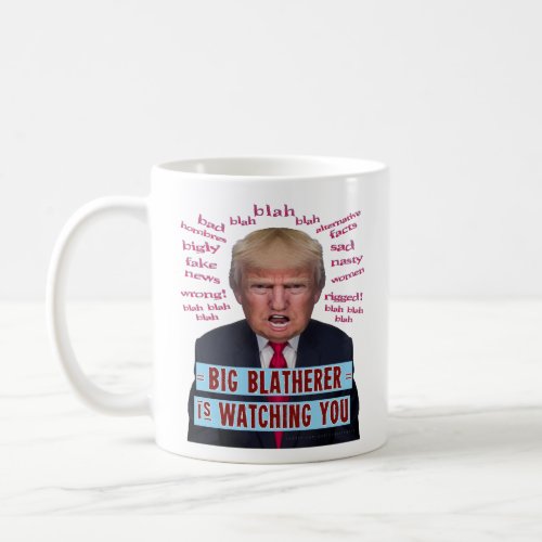 Anti President Donald Trump 1984 Political Parody Coffee Mug