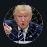 Anti President Donald Trump Dartboard<br><div class="desc">Demonstrate your contempt for Donald Trump and the frightening future of a Donald Trump presidency with this Trump dartboard</div>