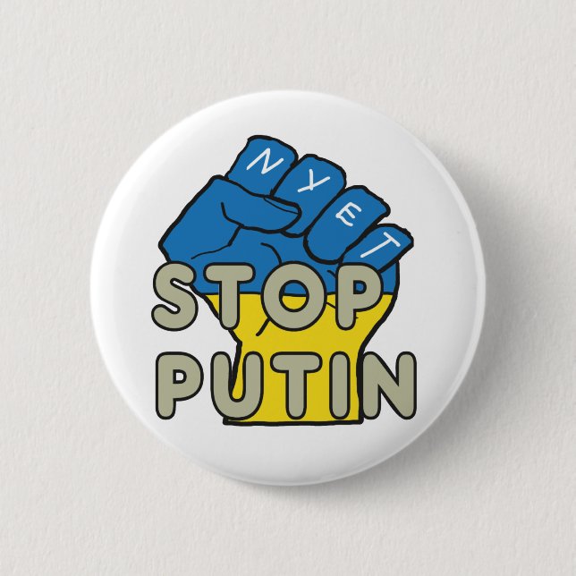 Anti Putin Button (Front)