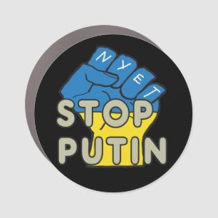 Anti Putin Car Magnet
