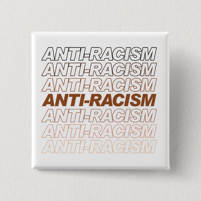 Anti-Racism Pattern Button (Front)