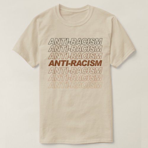 Anti_Racism Pattern T_Shirt