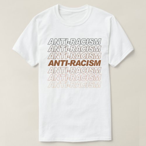 Anti_Racism Pattern T_Shirt