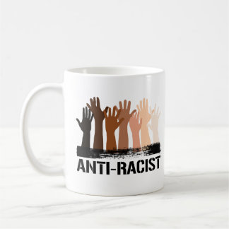 Anti-Racist All Skintones Coffee Mug