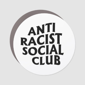 Anti-Racist Club Car Magnet