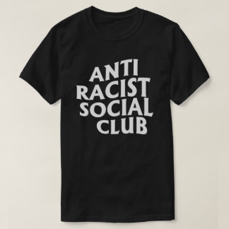 Anti-Racist Club Classic Round Sticker T-Shirt