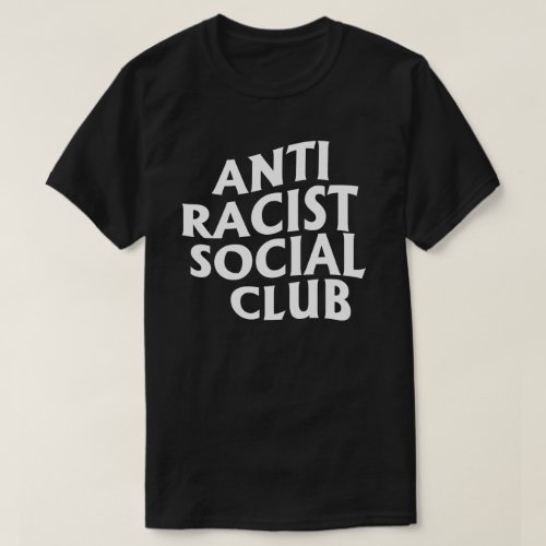 Anti_Racist Club Classic Round Sticker T_Shirt