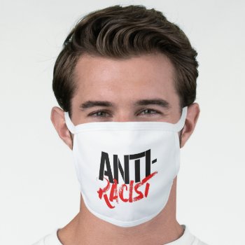 Anti-racist Face Mask by Politicaltshirts at Zazzle
