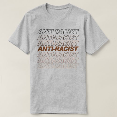 Anti_Racist Pattern T_Shirt