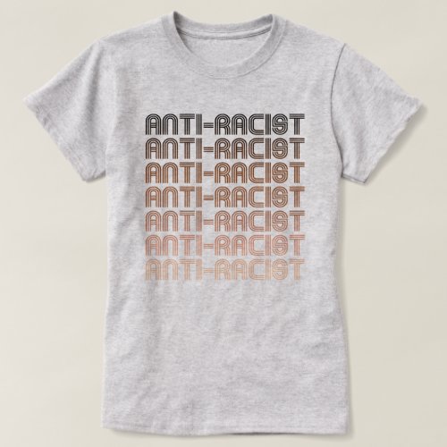 Anti_Racist Pattern T_Shirt