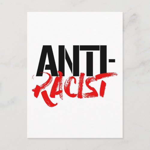 ANTI_RACIST POSTCARD