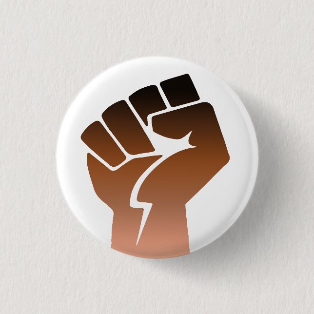 Anti-Racist Resistance Fist Button (Front)