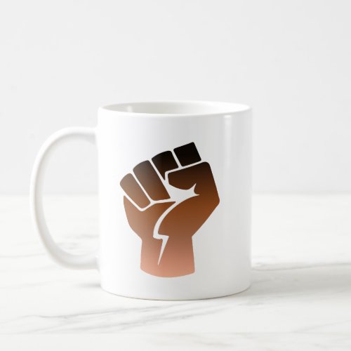 Anti_Racist Resistance Fist Coffee Mug