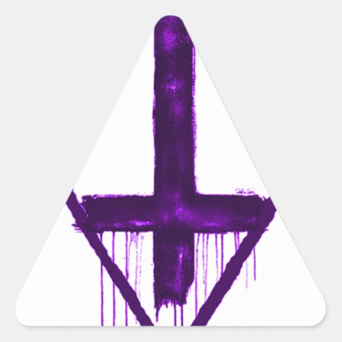 Anti Religion Anti Illuminati iPhone Case Triangle Sticker