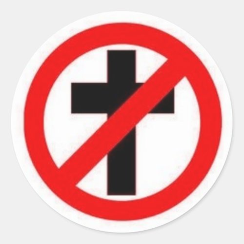 Anti_Religion Small Sticker