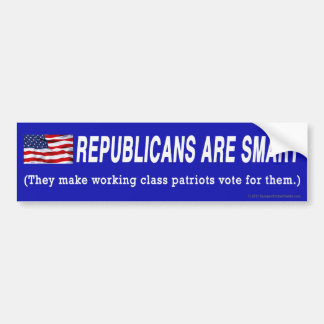 Anti-Republican bumper sticker