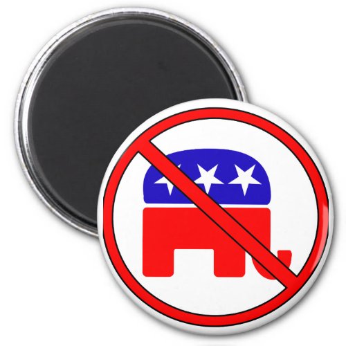 Anti Republican Elephant Magnet
