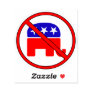 Anti Republican Elephant Sticker