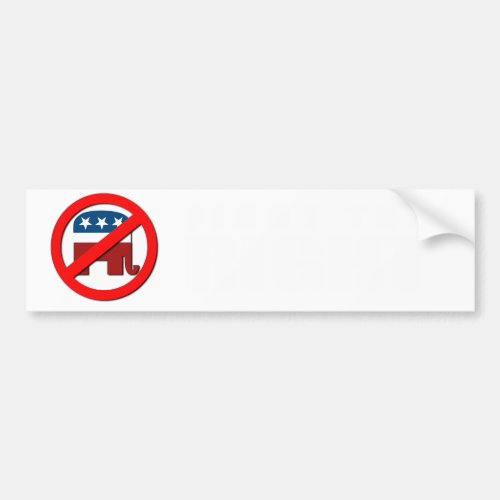 Anti_Republican_ Fight the Right Bumper Sticker