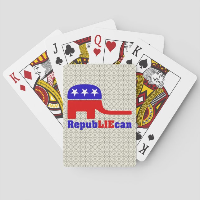 Anti Republican Playing Cards (Back)